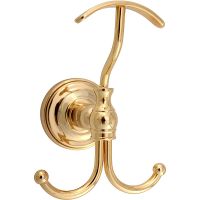 Тройной крючок Migliore Mirella 17323 Золото — фото 1, Крючки для полотенец