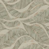Обои RASCH Ascona 979022 Винил на флизелине (1,06*10) Бежевый/Зеленый, Абстракция — фото 1, Обои для стен