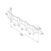 Товар: Вешалка для полотенец AM.PM Func A8F35922 Черная матовая - фото 7 Вешалка для полотенец AM.PM Func A8F35922 Черная матовая — фото 7, Крючки для полотенец