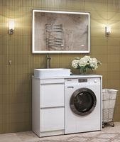 Тумба под раковину Vigo Urban 40 tn.URB.40.2Y Белая — фото 9, Тумбы под раковину