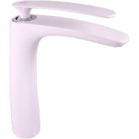 Смеситель для раковины Rav Slezak Tigris TG130.5BC Белый глянец Хром — фото 1, Смесители для раковины