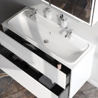 Тумба под раковину AM.PM Func 120 M8FFUX1202WM подвесная Белая матовая — фото 9, Мебель для ванной