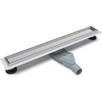 Душевой лоток Esbano Combi 80 C-TILE-80MC ESTRCOMTILE80MC с решеткой Хром матовый / под плитку — фото 1, Душевые лотки