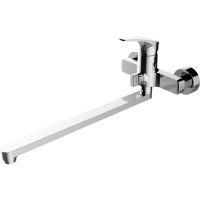 Смеситель для ванны Aquanet Static AF330-21C универсальный Хром — фото 1, Смесители