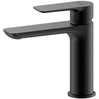 Смеситель для раковины Black&White Universe UK8301B 8301BUK Черный матовый — фото 1, Смесители