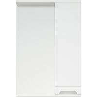 Зеркало со шкафом Corozo Лея 50 SD-00000240 Белое — фото 1, Зеркальные шкафы в ванную