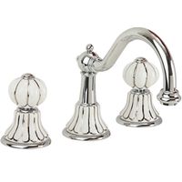 Смеситель для биде Migliore Olivia 19010 Хром Белый декор Платина — фото 1, Смесители