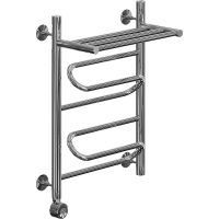 Электрический полотенцесушитель Ника Curve ЛZ ВП 60/50 с полкой Хром — фото 1, Электрические полотенцесушители