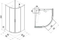 Товар: Душевая кабина Aquanet Passion EVO R White 90х90 267252 без гидромассажа - фото 4 Душевая кабина Aquanet Passion EVO R White 90х90 267252 без гидромассажа — фото 4, Душевые кабины