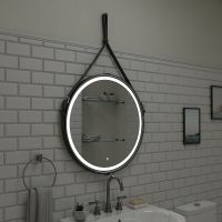 Зеркало Континент Millenium D 500 ЗЛП985 с подсветкой Черное с сенсорным выключателем — фото 9, Зеркала в ванную комнату