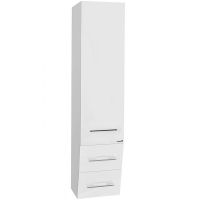 Шкаф пенал Bellezza Берта 40 4620705180010 подвесной Белый — фото 1, Мебель для ванной