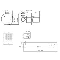 Душевая система WasserKRAFT Naab Хром арт-A8651.090.118 — фото 7, Встраиваемые душевые комплекты
