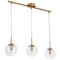 Подвесной светильник Artelamp Volare A1915SP-3AB Прозрачный Античная бронза — фото 1, Подвесные светильники