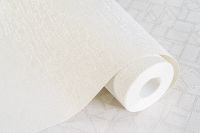 Обои Артекс Dieter Langer Eleganza 10358-01 Винил на флизелине (1,06*10,05) Белый, Однотонные/Рогожка — фото 4, Обои для стен