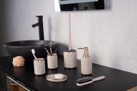 Стакан для зубных щеток Ridder Laila 2159209 Бежевый — фото 2, Мыльницы