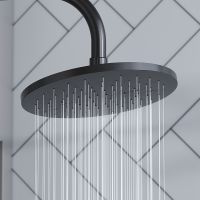 Душевая система Damixa Jupiter Черная матовая арт-977770300 — фото 5, Душевые стойки