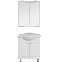 Товар: Зеркало Runo Классик 65 УТ000004163 угловое с подсветкой Белое - фото 3 Зеркало Runo Классик 65 УТ000004163 угловое с подсветкой Белое — фото 3, Зеркала в ванную комнату