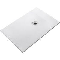 Душевой поддон из искусственного камня Starohome Solid 100х80 1237469 White Matt — фото 1, Душевые поддоны