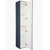 Шкаф пенал La Fenice Terra 30 FNC-05-TER-BG-30 подвесной Синий матовый — фото 3, Мебель для ванной