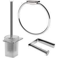 Набор аксессуаров для ванной AM.PM Inspire V2.0 AK50T0803W Хром — фото 1, Наборы аксессуаров для ванной комнаты