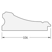 Зеркало Evoform Exclusive-G 107х80 BY 4208 с гравировкой в багетной раме - Барокко золото 106 мм — фото 6, Мебель для ванной
