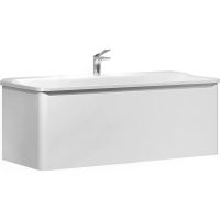 Тумба под раковину Raval Welto 100 Wel.01.100/P/W/RL подвесная Белая — фото 1, Тумбы под раковину