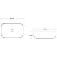 Раковина-чаша Ceruttispa CR0078B 46 10441 Белая — фото 3, Раковины накладные
