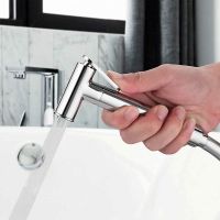 Гигиенический душ со смесителем Gappo Noar G7248 Белый Хром — фото 8, Гигиенические души