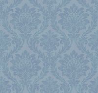 Обои Milassa Classic Estate EST5 021 Флизелин (1*10,05) Синий, Дамаск — фото 1, Обои для стен