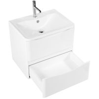 Тумба под раковину BelBagno 70 ACQUA-700-2C-SO-BL подвесная Bianco Lucido — фото 4, Тумбы под раковину