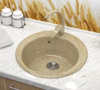 Кухонная мойка Bergg Z30 B030Q005 Песочная — фото 3, Кухонные мойки