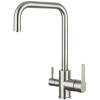 Смеситель для кухни Frap H801 F43801 Сатин — фото 1, Смесители для кухни