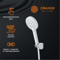 Смеситель для ванны Orange Aristo M19-300W Белый — фото 13, Смесители