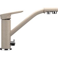 Смеситель для кухни Ulgran Classic U-010-328 Бежевый — фото 1, Смесители