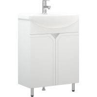 Товар: Тумба под раковину Corozo Сириус 65 SD-00001438 Белая - фото 3 Тумба под раковину Corozo Сириус 65 SD-00001438 Белая — фото 3, Мебель для ванной