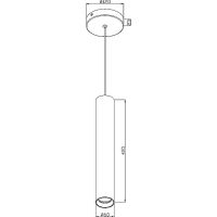 Товар: Подвесной светильник Maytoni Modern Pro Focus MOD161PL-01BS1 Латунь - фото 7 Подвесной светильник Maytoni Modern Pro Focus MOD161PL-01BS1 Латунь — фото 7, Подвесные светильники