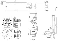 Комплект смесителей Paffoni Light Хром арт-KITZLIQ018CR — фото 8, Готовые комплекты для ванной комнаты