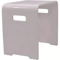 Табурет в ванную Creto 1-02SDDW Белый — фото 1, Сиденья