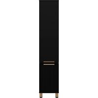 Товар: Шкаф пенал Brevita Enfida 35 R ENF-05035-020P Черный матовый - фото 2 Шкаф пенал Brevita Enfida 35 R ENF-05035-020P Черный матовый — фото 2, Мебель для ванной