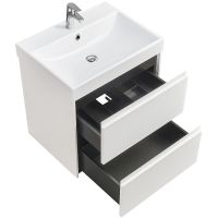 Тумба под раковину Roca Ona 60 A857613509 подвесная Белая матовая — фото 2, Мебель для ванной