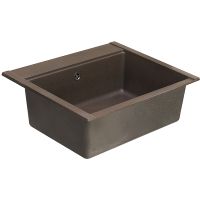 Кухонная мойка Aquaton Делия 60 1A715232LD280 Кофе — фото 3, Кухонные мойки