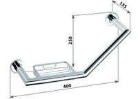 Товар: Поручень Bemeta Omega 104307631 Глянец - фото 2 Поручень Bemeta Omega 104307631 Глянец — фото 2, Поручни для ванной