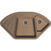 Кухонная мойка Florentina Капри-1060 20.185.J1060.105 Коричневая — фото 1, Кухонные мойки