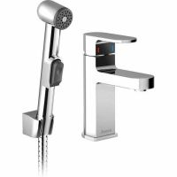 Смеситель для раковины Ravak Chrome CR 012.00 с гигиеническим душем Хром арт-X070092 — фото 1, Смесители для раковины