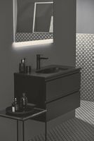 Тумба под раковину Ideal Standard Tesi 80 T0051ZT подвесная Черный шелк — фото 3, Тумбы под раковину