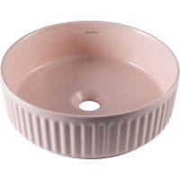 Раковина-чаша Allen Brau Fantasy Line 36 4.11032.SM Розовая — фото 4, Раковины накладные