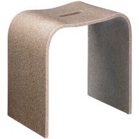 Стульчик для ванной Geralis T-S-V Песочный с вырезом — фото 3, Сиденья