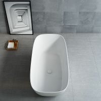 Ванна из искусственного камня Vincea 170x75 VBT-6S02MW Белая матовая без гидромассажа — фото 3, Ванны