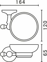 Мыльница Art&Max Antic AM-E-2699AQ Бронза — фото 2, Мыльницы