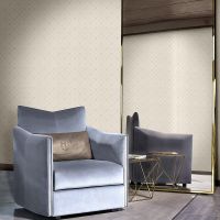 Обои Zambaiti Parati Trussardi V 21856 Винил на флизелине (0,7*10) Бежевый, Ромб/Животные — фото 2, Обои для стен